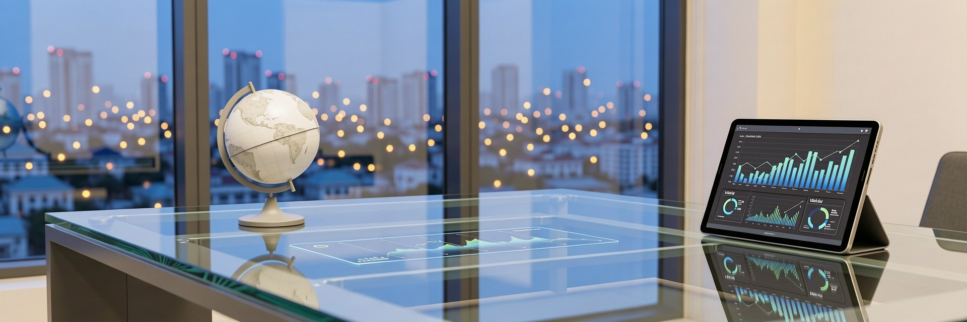 Market analytics office environment